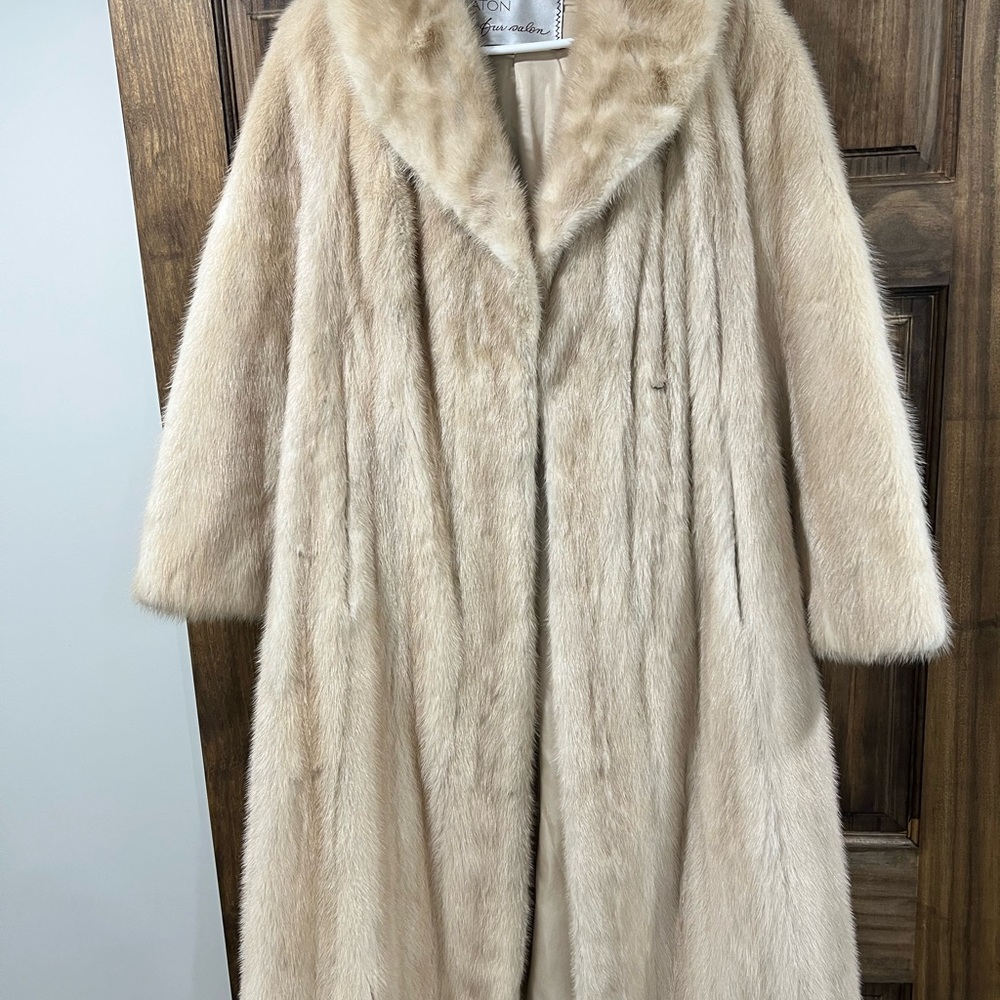 Eatons Cream Fur Coat